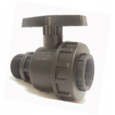 Plastový guľový ventil 1“ voz x 1“ vnz (10 bar)